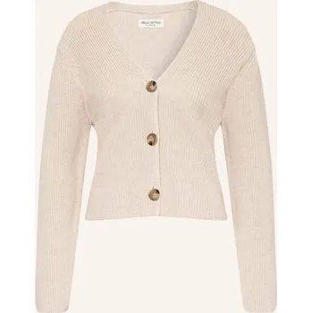 Dámský svetr Marc O'polo Dámský Pletený Kabátek, krémová, 36