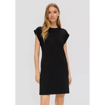 Dámské šaty s.Oliver dámské žerzejové mini šaty černé Velikost: S