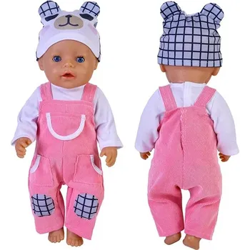 Oblečky pro panenky Baby Born a American girl (43-45) cm, mix druhů Barva: růžová B