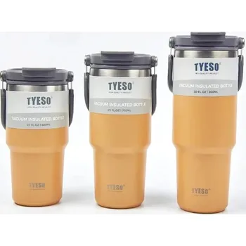 Termoska Nerezová termo láhev - Žlutá,900 ml