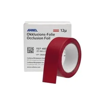 Lepicí páska Coltene Artikulační páska Hanel 12µ 15m x 22mm Varianta: Art. páska Hanel 12µ 22mm x 25m červená - oboustranná