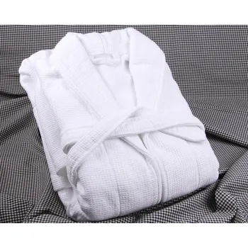 Pánský župan Župan SMARAGD bílý, bavlněné froté, unisex, 450g/m2, velikost L