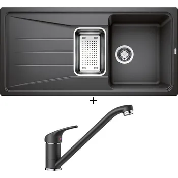 Granitový dřez Granitový dřez SET Blanco SONA 6 S antracit + nerezová miska + Blanco DARAS antracit 517721