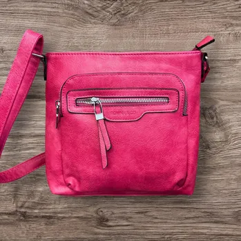 Kabelka Dámská kabelka crossbody Romna Barva: ružová