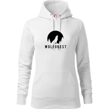 Dámská mikina Wolforest - Mikina dámská Cape s kapucí - L ( Bílá )