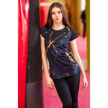 Dámské tričko UTOPY Dámské sportovní tričko Dark Gold Velikost: XXL