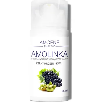 Péče o ruce Amoene Amolinka vazelína s arganovým olejem kiwi/černý hrozen 100 ml