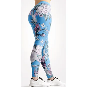 Dámské legíny UTOPY Dámské sportovní legíny Blue Garden Velikost: M