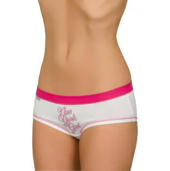 Dámská móda Dámské francouzské kalhotky 52/1-14/D177 FABIO Barva/Velikost: bílá / XS/S