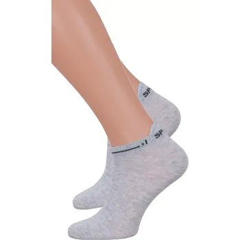 Chlapecké spodní prádlo Dámské kotníkové ponožky 050/123 Steven Barva/Velikost: světlý melír / 38/40