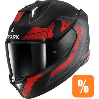 Helma na motorku Shark skwal i3 rhad mat kur xs(53-54)