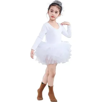 Dívčí šaty Dívčí baletní šaty pro princezny - Bílé rukávy,46 x 50 cm