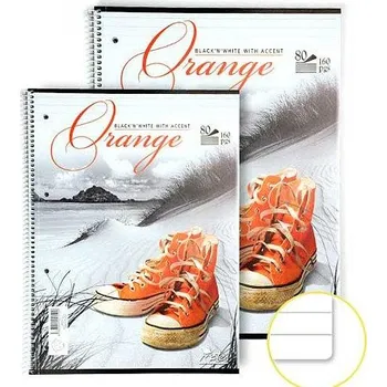 Poznámkový blok COLLEGE A4, kroužek na boku, linka, 80 listů