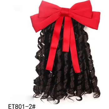 Dětský batoh Dětský příčesek, lokny s mašlí - ET801-2,22 cm