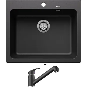 Granitový dřez Granitový dřez SET Blanco NAYA 6 antracit 519638 + Blanco DARAS-S antracit 517732