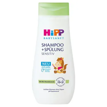 Dětský šampon HiPP Babysanft šampon s kondicionérem 200 ml