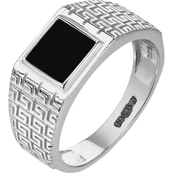 Prsten Bealio Stříbrný pečetní prsten ŘECKÝ ORNAMENT Velikost prstenu: 62 03-12385-2222