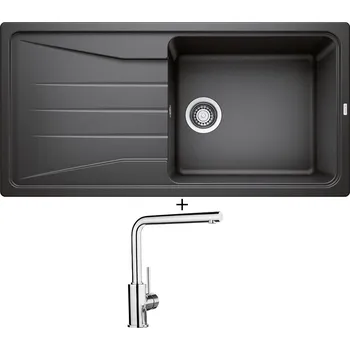 Granitový dřez SET Blanco SONA XL 6 S antracit 519689 + Blanco MILA chrom 519414