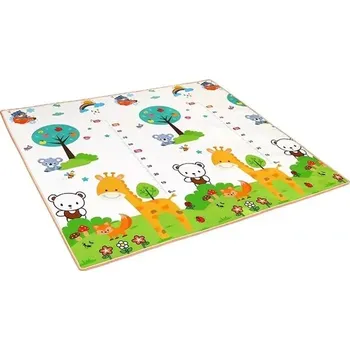 Hrací deka Skládací bezpečná a měkká podložka pro děti - modrý,Rozměry 180 x 150 x 0,5 cm