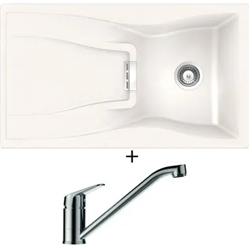 Granitový dřez Granitový dřez SET Schock WATERFALL D-100 Polaris + Schock EVINAS 577000 nerez