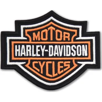 Nášivka Harley Davidson Bar and Shield 10 cm x 8 cm