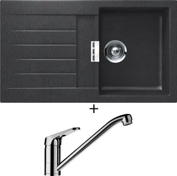 Granitový dřez Granitový dřez SET Schock SIGNUS D-100 Magma + Schock COSMO 525001 chrom