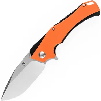 kapesní nůž Kansept Mini Hellx Stonewashed D2 Oranžová G10 T2008A5