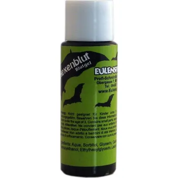 Karnevalový kostým Čarodějnická zelená krev - 20 ml