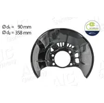 Ochranný plech proti rozstřikování, brzdový kotouč AIC 58811
