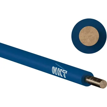 elektrický kabel Vodič CY 4 Tmavě modrá - balení 100