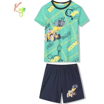 Chlapecké letní pyžamo Kugo WT7310, zelené