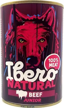 Krmivo pro psa Ibero Natural Dog Junior konzerva Beef 400 g