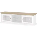 TV stolek Provence 811 bílá/dub - SLEVA 3% s kodem radost25