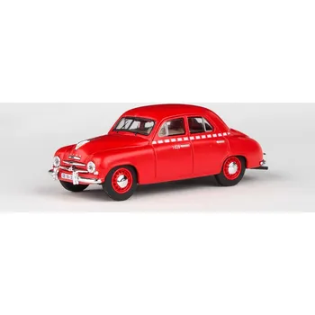 autíčko Škoda 1201 (1956) - Taxi Červená 1:43 Abrex