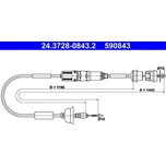 Tazne lanko, ovladani spojky ATE 24.3728-0843.2