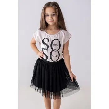 Dívčí šaty Dívčí TUTU sukýnka Lily Grey černá - 116