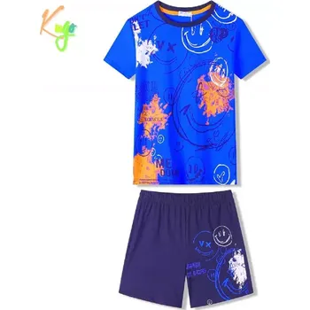 Chlapecké pyžamo Chlapecké letní pyžamo Kugo WT7316, modré