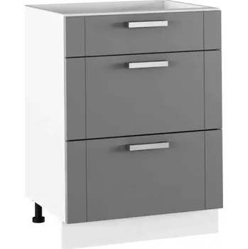 Kuchyňská linka Spodní skříňka JULIA TYP 57 – tmavě šedá/bílá - SLEVA 3% s kodem radost25