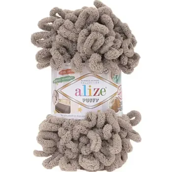 Příze Alize Puffy 747 Šedobéžová (Příze Puffy 747 Šedobéžová)