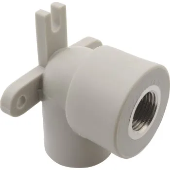 Instalatérský materiál PPR nástěnné koleno s kovovým závitem vnitřním 25x3/4˝ 219025