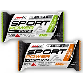 Amix Performance Series Sport Power Energy Snack Bar With Caffein 45g Varianta: blood orange