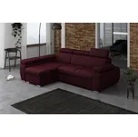 Sedací souprava Bodie levá vínová