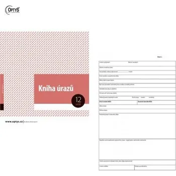 Tiskopis Kniha úrazů A4 12 listů 1229