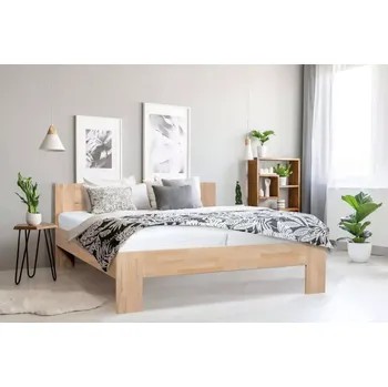 Postel Ahorn Vento - Dvoulůžková postel Vento 190x180 cm buk napoj. MM latte, 5B - doprava zdarma - SLEVA 3% s kodem radost25