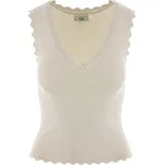 KRÉMOVÝ TOP S OZDOBNÝM VÝSTŘIHEM JdY