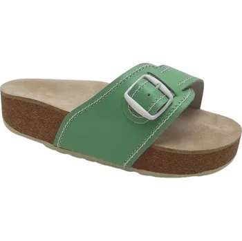 Dámská zdravotní obuv VANIMAR Korkové pantofle s vyměkčenou stélkou - sv.zelené, vel. 36 - 42 vel. 38 - délka vnitřní stélky 25,2 cm