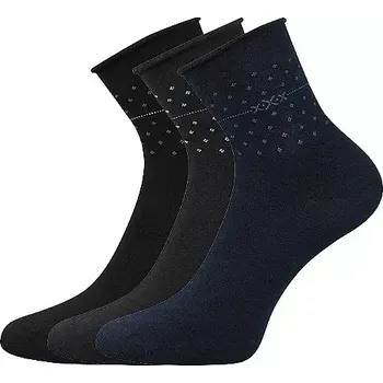 Pánská móda FLOWI bavlněné ponožky s extra volným lemem Lonka