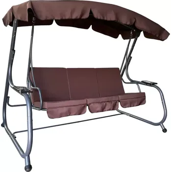 Zahradní houpačka Zahradní houpačka EILANA, hnědá - SLEVA 3% s kodem radost25