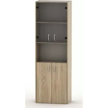 Kancelářská sestava Regál TEMPO ASISTENT NEW 004 - dub sonoma - SLEVA 3% s kodem radost25