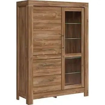 Vinotéka Gent vitrína REG1W1D2S/16/12, dub stirling - doprava zdarma - SLEVA 3% s kodem radost25